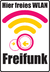 Neutraler Aufkleber nach neuem Design - übernommen von freifunk.net